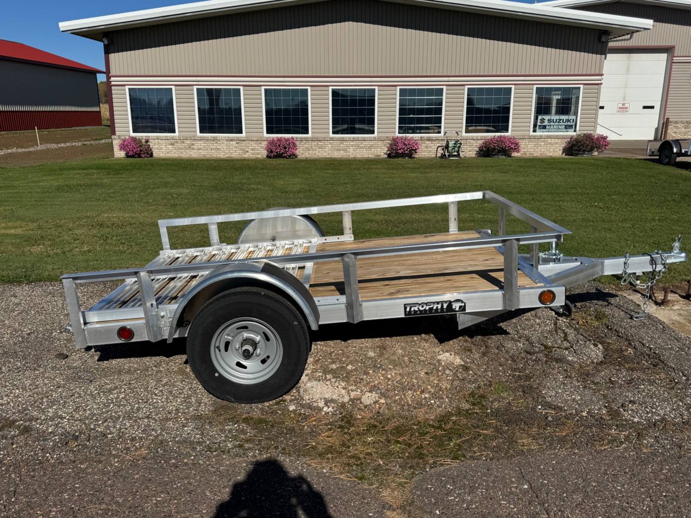 2026 Trophy 5x8 Aluminum Utility Trailer, Single Axle, Tip-In Ramp, photo 7