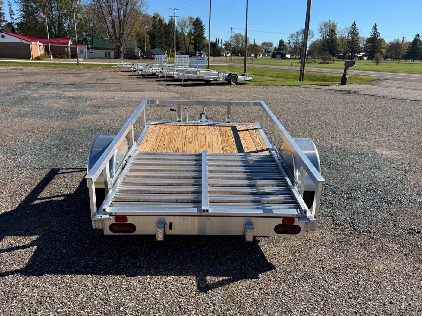 2027 Trophy 5x8 Aluminum Utility Trailer, Single Axle, Tip-In Ramp, photo 4