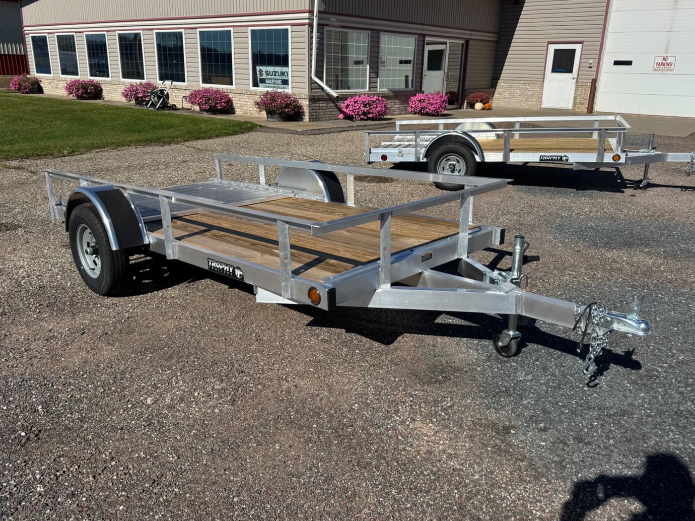2027 Trophy 5x10 Aluminum Utility Trailer, Single Axle, Tip-In Ramp, photo 6