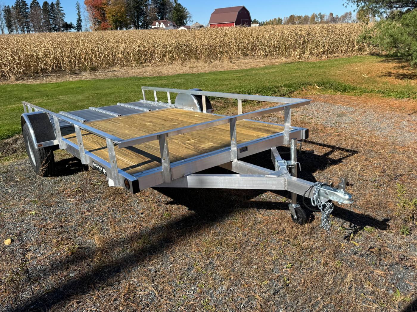 2027 Trophy 6.5x12 Aluminum Utility Trailer, Single Axle, Tip-In Ramp, photo 6