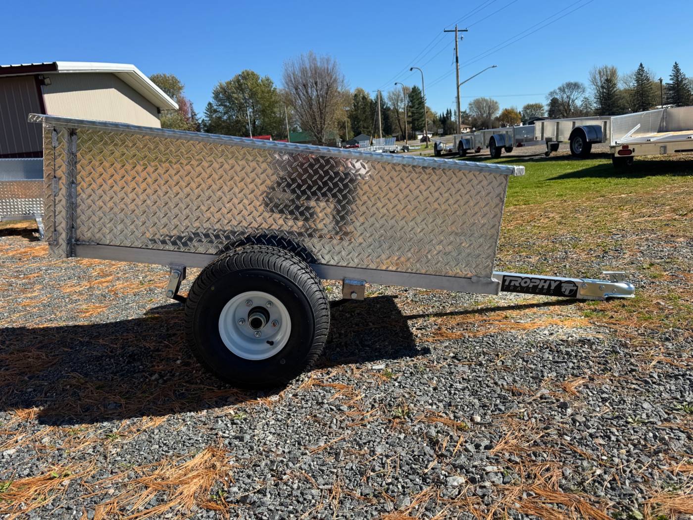 2027 Trophy 3x5 Aluminum Yard Trailer, Lawn and Garden Cart, photo 5